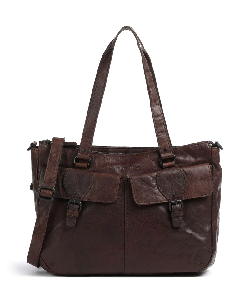 Spikes & Sparrow Bronco Fee Maletín dark brown