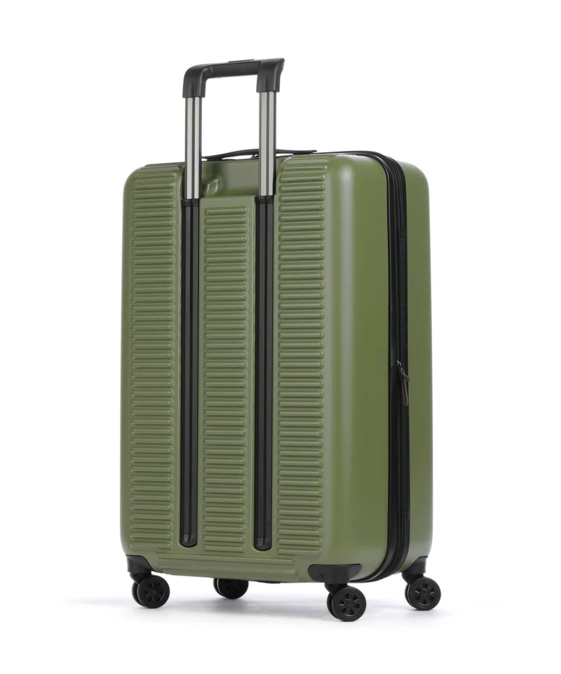 Mandarina Duck Tank Case Maleta con 4 ruedas military green