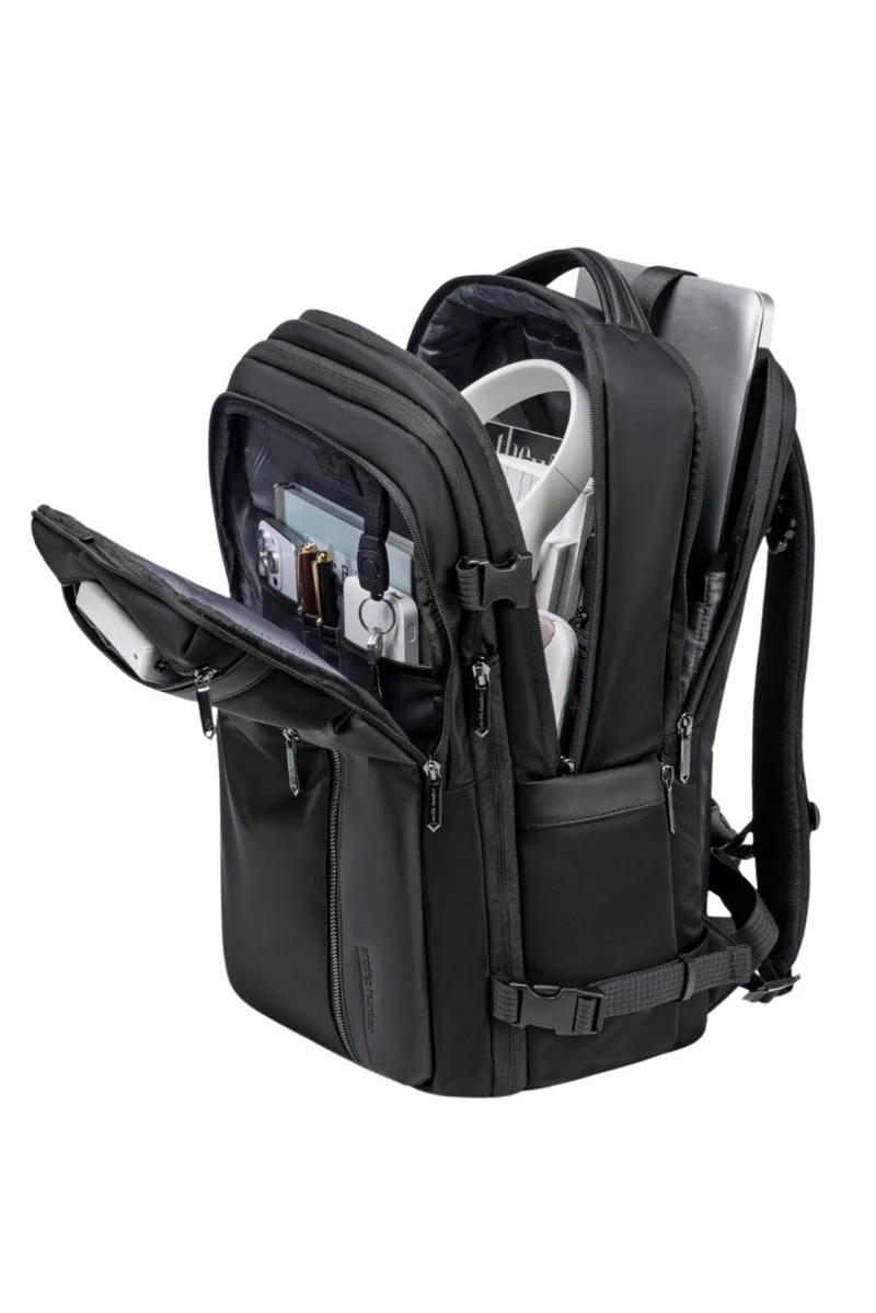 ARCTIC HUNTER B00833 | Mochila Ejecutiva de Viaje expandible de Nylon impermeable con diseño profesional