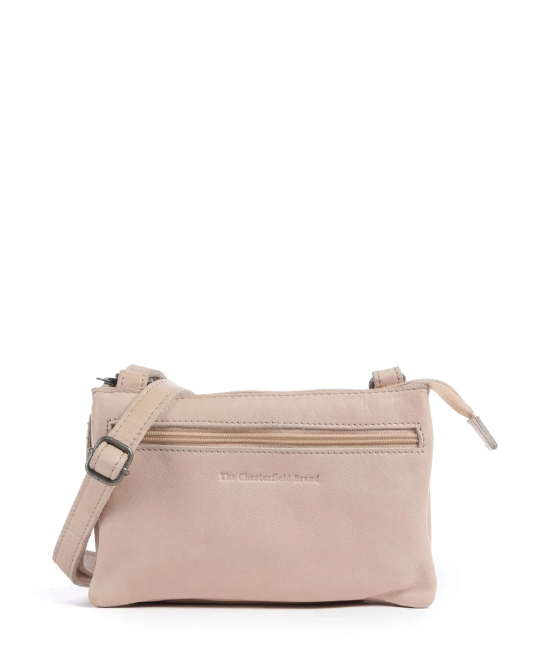 The Chesterfield Brand Washed Waxed Cow Osaka Bandolera beige