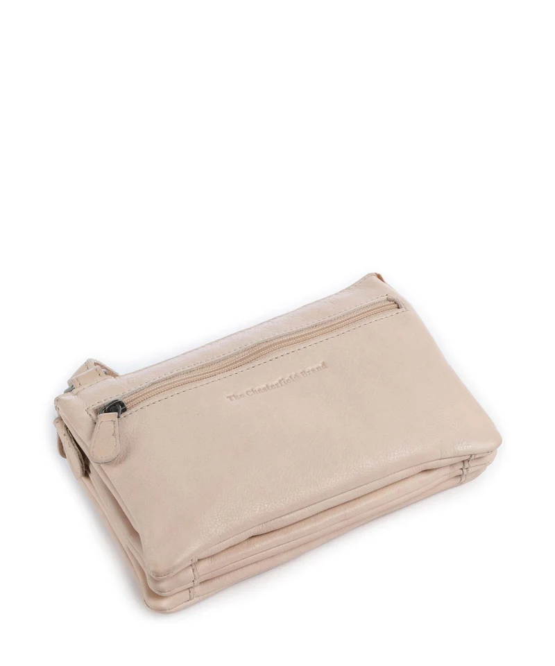 The Chesterfield Brand Washed Waxed Cow Osaka Bandolera beige